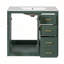Meuble-lavabo 36 po avec lavabo en céramique, 3 tiroirs et portes à fermeture douce, et beaucoup de rangement pour les salles de bain modernes-332481167