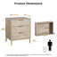 50.2 cm W Bedside Table