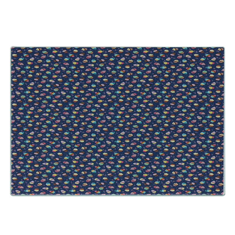 Multicolore planche à découper en verre trempé Ambesonne