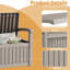 Banc de rangement extérieur imperméable et verrouillable-133421069