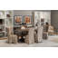 Draped Upholstered Dining Chair