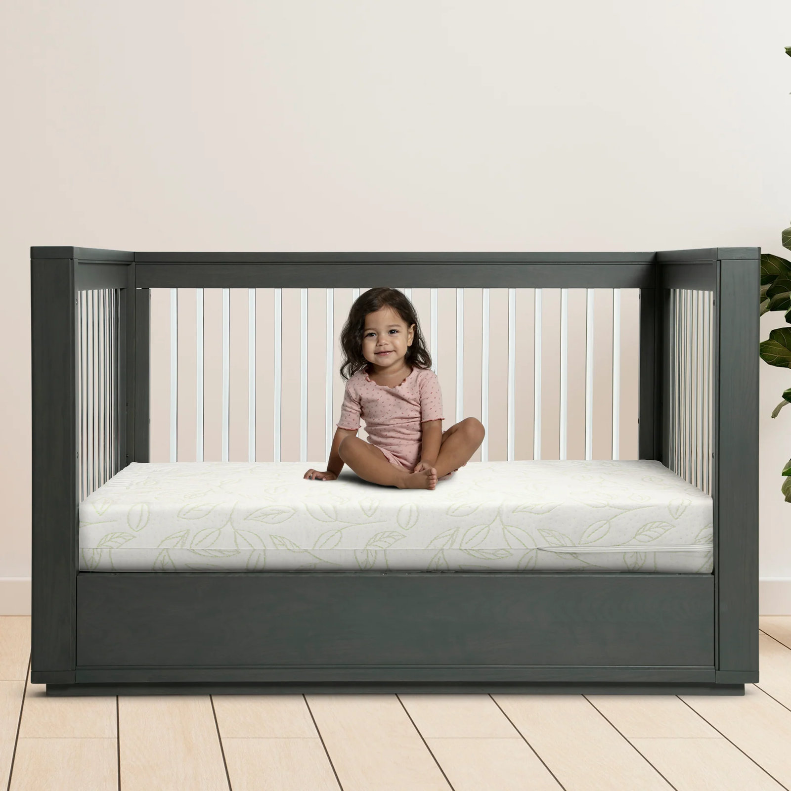 Bellini Breathable Luxury Crib Mattress, White