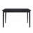 5Pc Dining Set Black Finish Dining Table