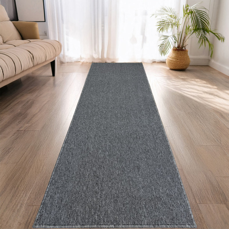 Tapis de couloir antidérapant de couleur unie et antidérapant sur mesure