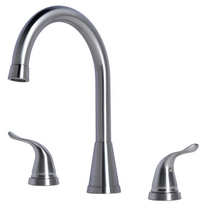 Widespread 2-handle Bathroom Faucet with Drain Assembly