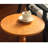 Round Side Table with MDF Tabletop, Solid Wood Spindle Leg Living Room Table