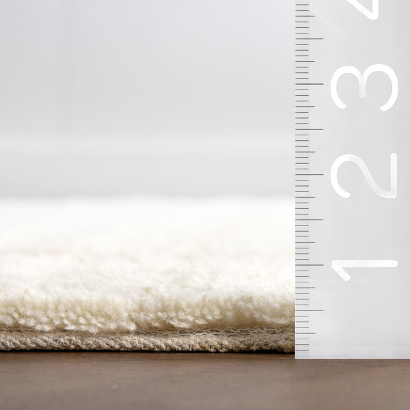  Cove Checked Wool Area Rug, Rectangle 8'6" x 11'6"