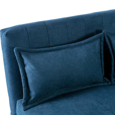 Nari 125.5Cm Linen Armless Sofa Bed