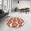 Tapis brun/crème à motifs-80929836