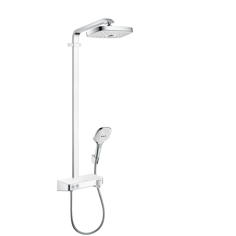 Raindance Pressure Balanced Complete Shower System, White