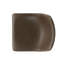 Tabouret de comptoir de style rétro brun de 24 pouces (ensemble de 2)