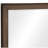 Reva Dressing Mirror, Framed Design, Light Brown Wood, 32X34 Rectangular