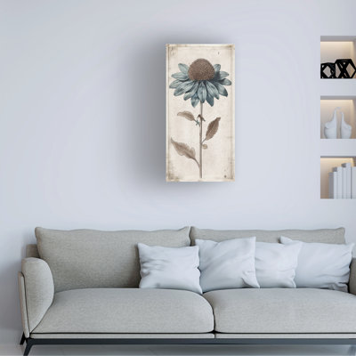 Sasha Solo Pose Blue III Canvas Art
