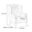 Élégant fauteuil inclinable en similicuir-1377904931