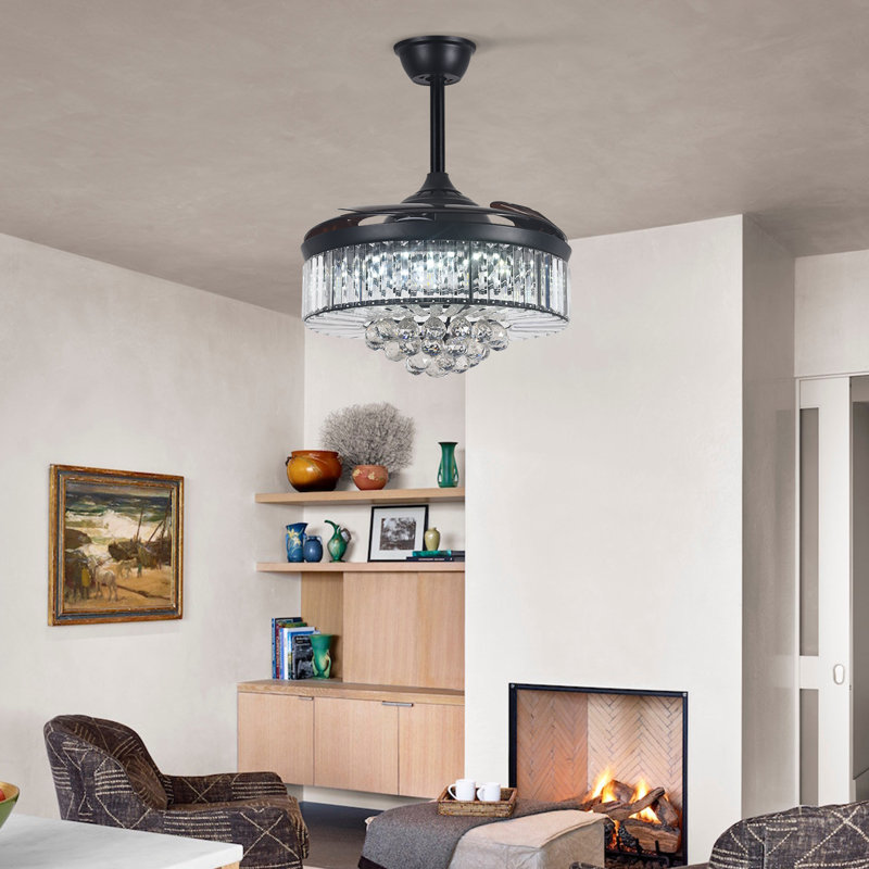 Jacquilyn 42'' Ceiling Fan with LED Lights