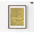 Brown Single Picture Framed with Mat
