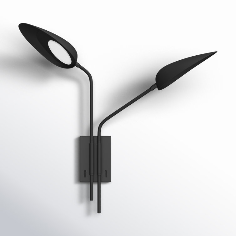 Inge 2 Light Dimmable LED Armed Sconce