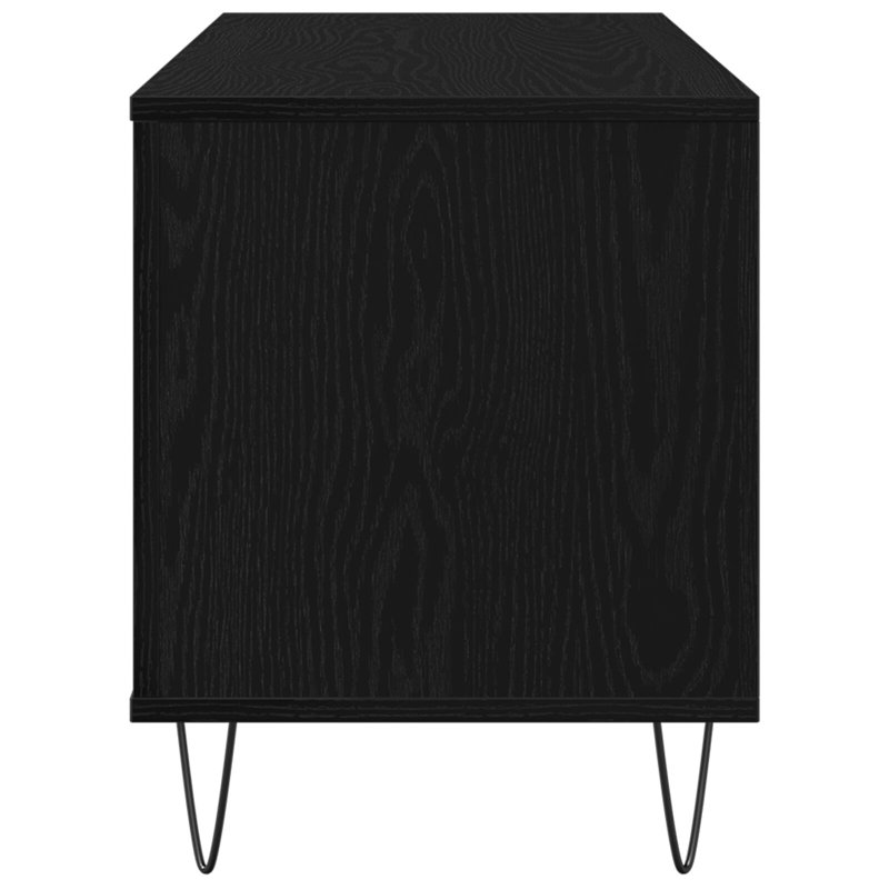 Hanlin Rectangle Accent Cabinet, Black Oak