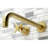 Kingston Brass Concord Two-Handle 3-Hole Wall Mount Roman Tub Faucet-59137464-60120187