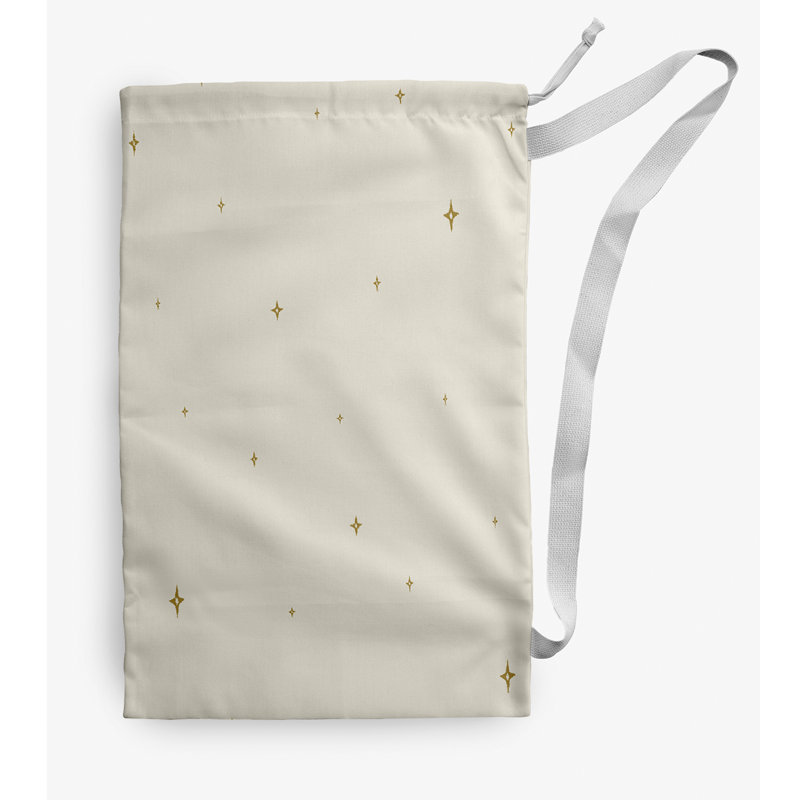 Sac à linge Shining Stars, Petit (H 29 po x l 18 po), Blanc