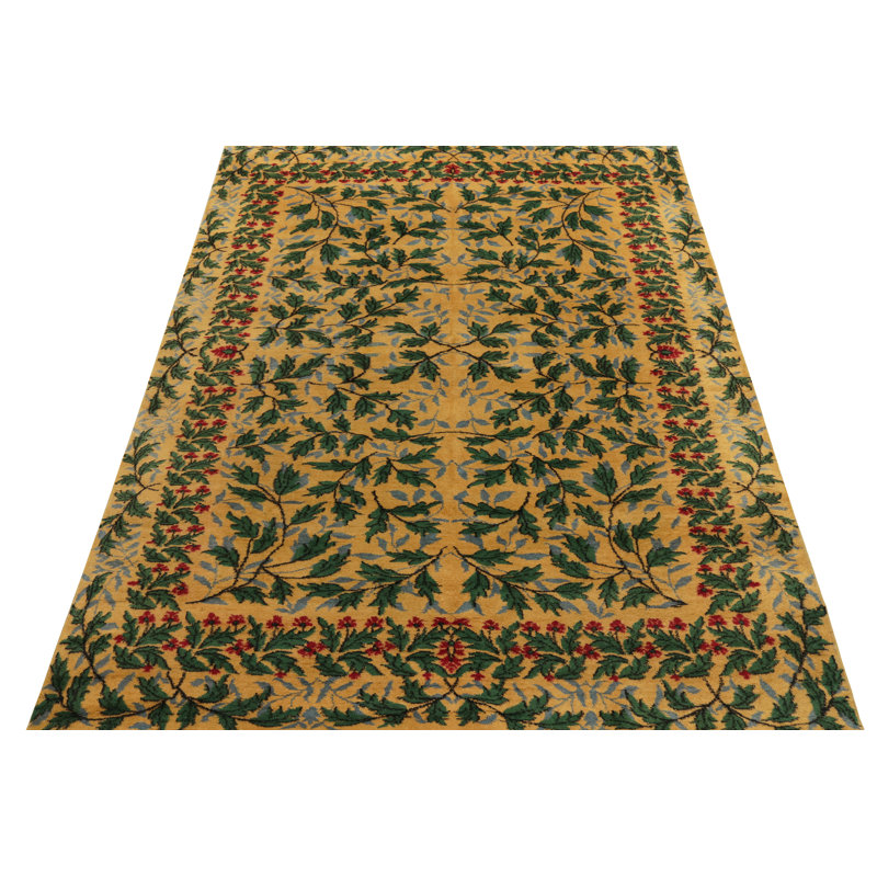 Pasha Wool Floral Area Rug
