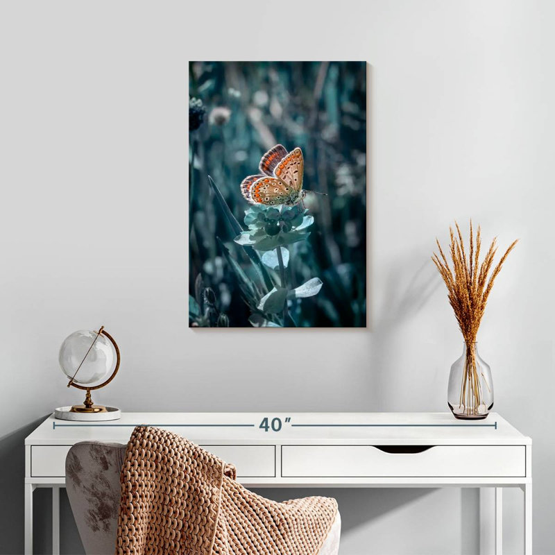 Brampt Butterfly Sundown, 24" H x 16" W