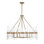 8 - Light Glass/Steel Chandelier