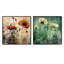 «Emerald Vibrant Poppies», 2 pièces-116624784-116624785