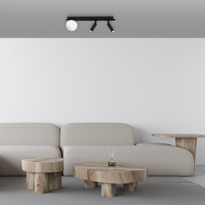 Calbert Glass Flush Ceiling Light
