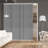 Semi-Sheer Single Rail Panel Track Extendable 36"-58"W x 94"H, Panel width 23.5"-120880265-120880267