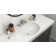 Ruvati inch Undermount Bathroom Vanity Sink White Oval Porcelain Ceramic with Overflow