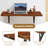 Stephan Metal Base Floating Desk