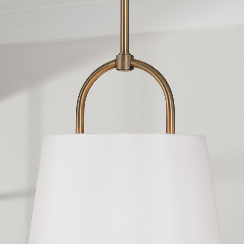 Kipling Elo 1 - Light Cone Pendant, Brass, 21" H x 16" W x 16" D