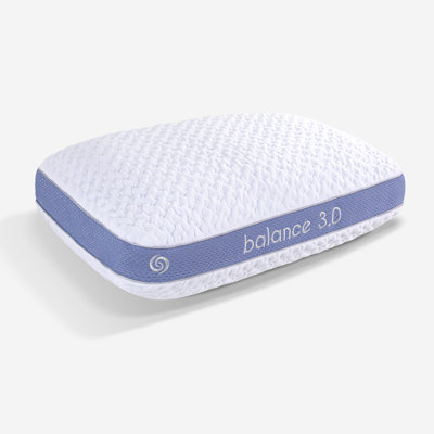 Oreiller Bedgear Balance Performance - Taille 0,0 - Oreiller de soutien ferme pour dormeurs neutres / chauds