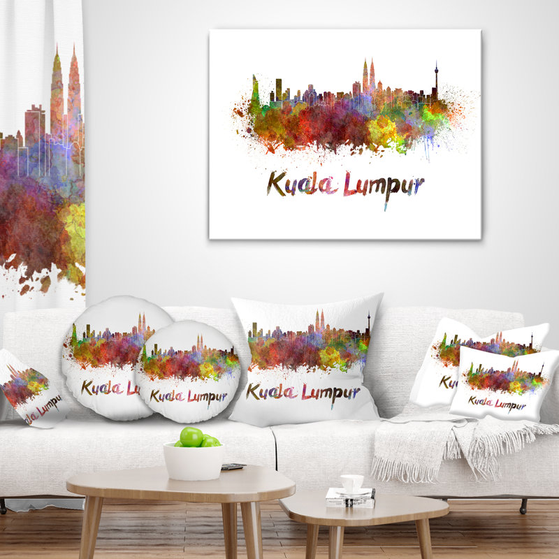 Coussin Kuala Lumpur Skyline - Cityscape