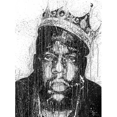 «Biggie» par Pratikacha Muir, reproduction d'art sur toile tendue