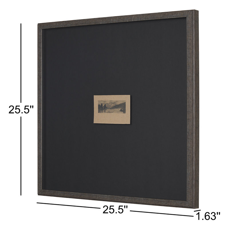 Hand Embellished Framed Art Print Matted Under Glass, Shadows at Dusk II