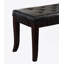 Banc capitonné, similicuir, espresso-1719089977