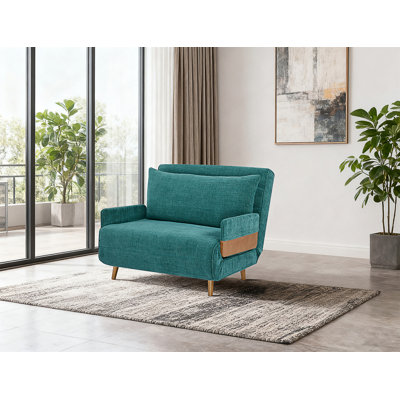 Canapé-lit rembourré convertible 3-en-1 avec inclinaison ergonomique et confort moelleux pour les petits espaces.