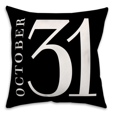  Coussin décoratif pour le 31 octobre