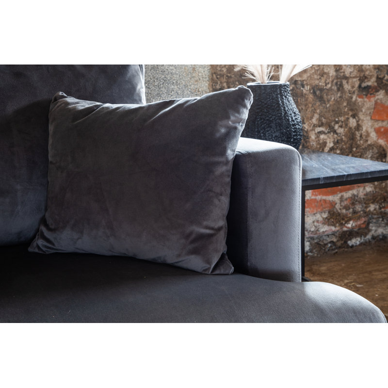 Lewandowski Upholstered Armchair, Dark Grey