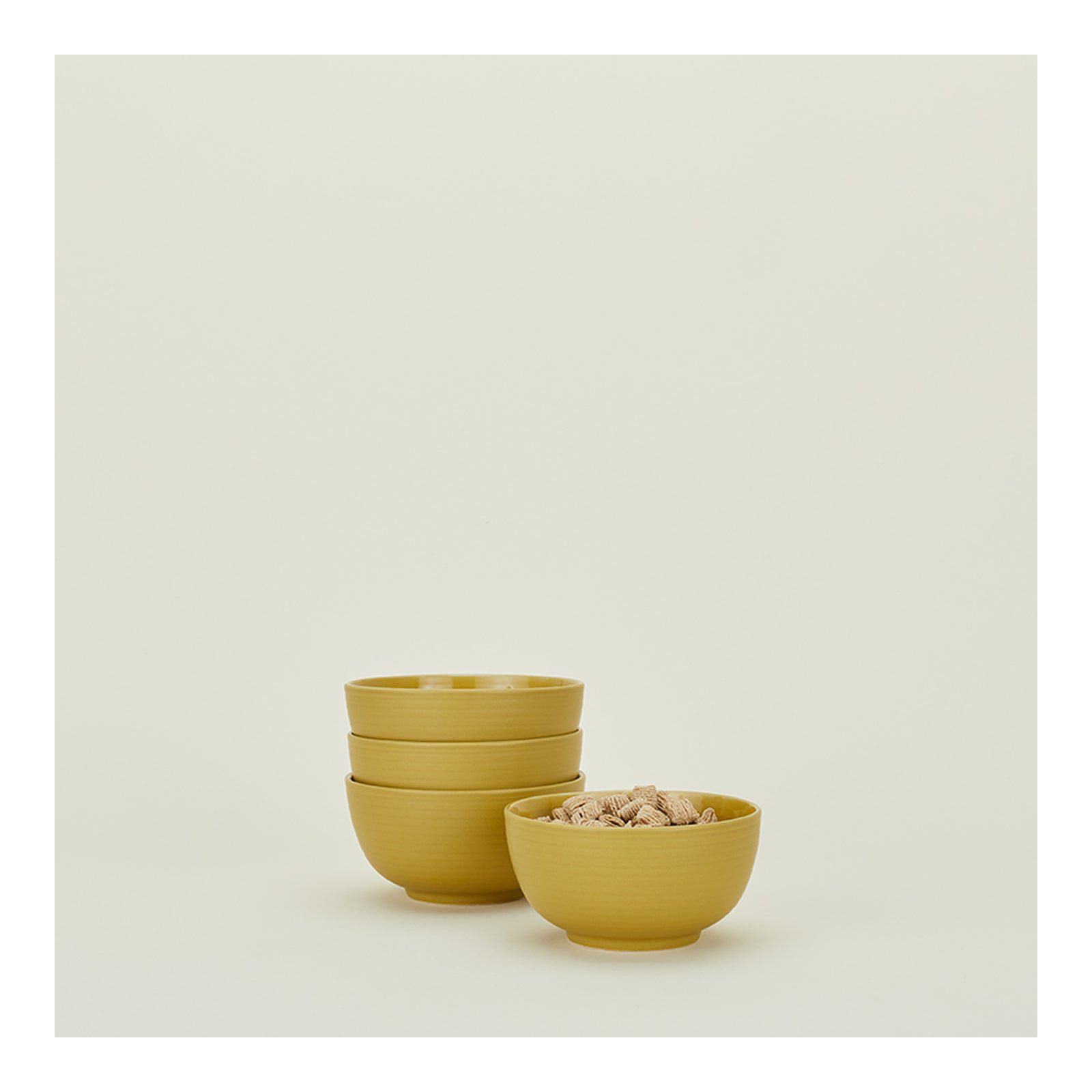 Tillerson Dinnerware - Large Bowl - Set Of 4, Mustard