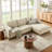 Roscoe Right-Facing Fabric Sectional Sofa With Chaise-117983193-117983194