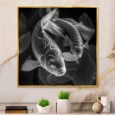 " Monochrome Koi Fish "