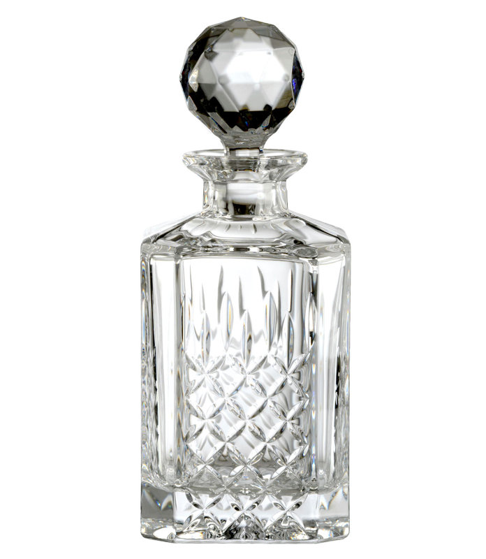 Dorchester Square Decanter Fully Cut