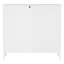 Armoire décorative à trois tablettes de 38 po avec deux portes vitrées Fiama-24748575