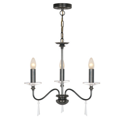Duluth 3 - Light Candle Style Chandelier