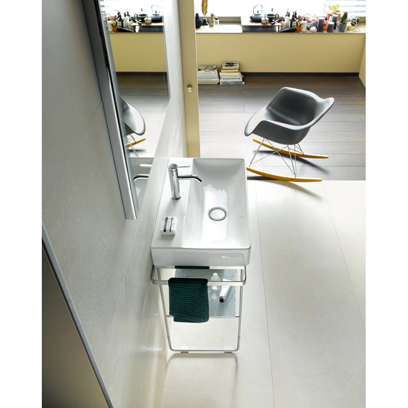 Duravit DuraSquare 34" Free-Standing Single Bathroom Vanity Base Only, Chrome