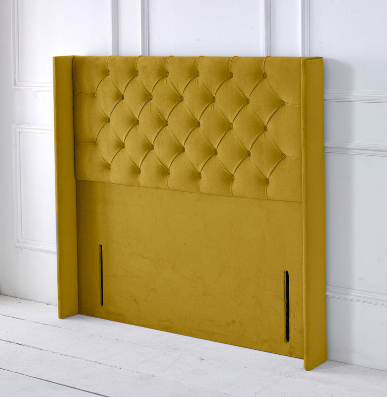 Upholstered Headboard, Single (3'), Turmeric