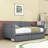 Twin Wood Daybed with Sturdy Frame and Dual Storage Drawers-1705123824